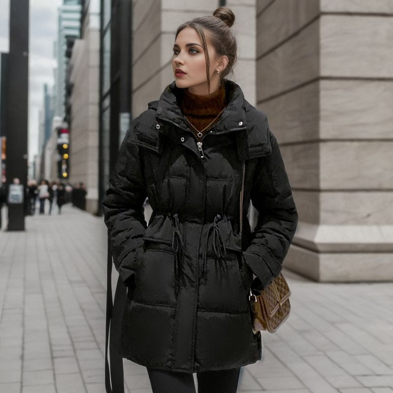 Women's Warm Winter Jacket with Practical Hood Mune