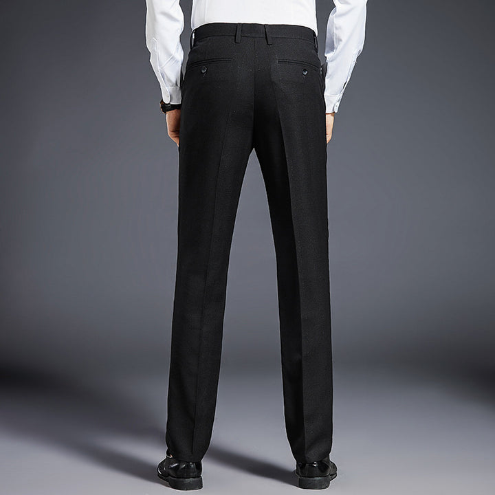 Men's formal suit trousers with crease, lightweight stretch and slim silhouette Mune Fashion