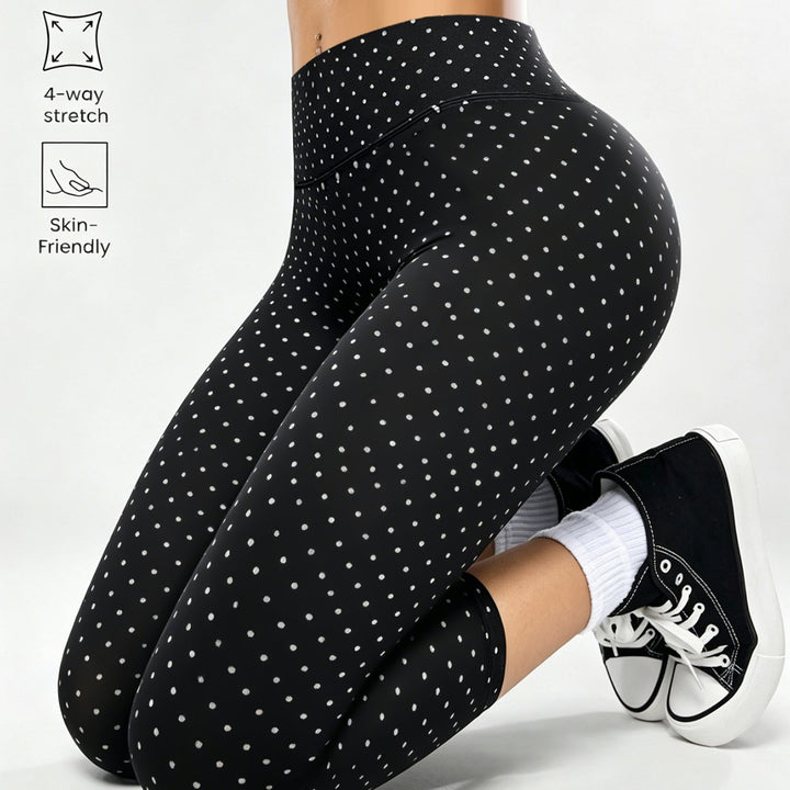 Women's sporty 3/4 leggings with Y-shaped seams and anti-cellulite effect Mune Fashion