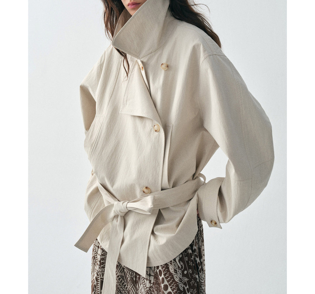 Women's fashionable and casual jacket with high collar Mune Fashion
