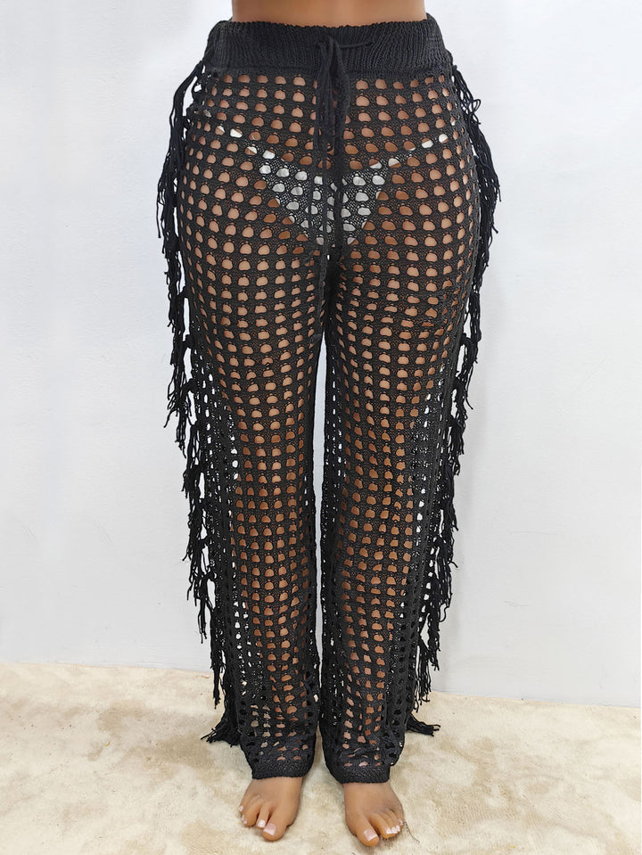 Women's airy crochet beach pants Mune Fashion