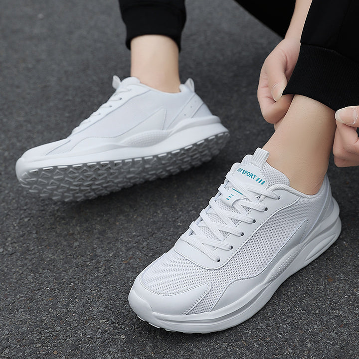 Men's nan urban comfort sneakers with air channel cushioning and slip-resistant profile sole Mune Fashion