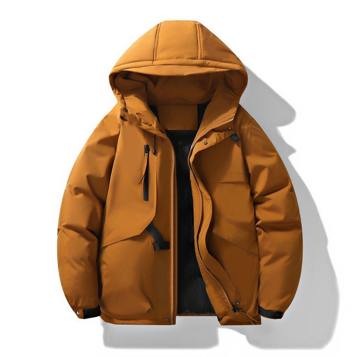 Men's Insulated Parka Jacket with Hood Mune Fashion