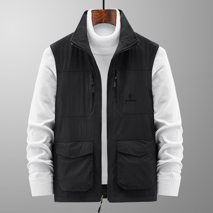 Men's Robust Functional Vest with Many Pockets Mune Fashion