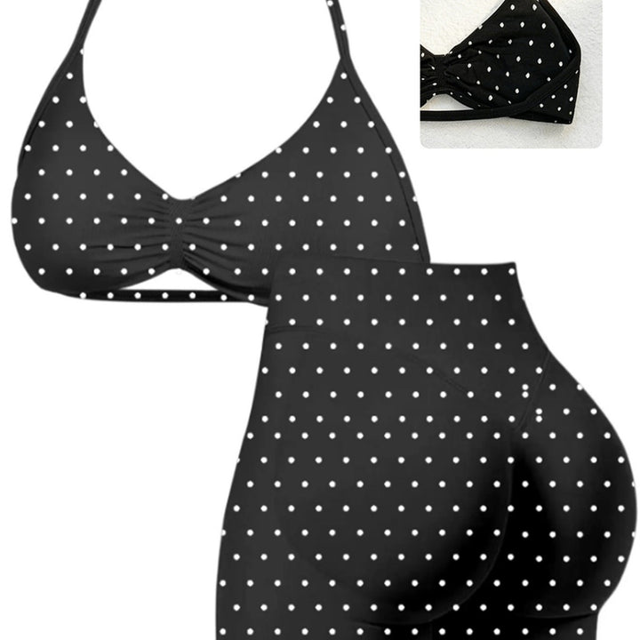 Women's sporty bikini set with high-waisted shorts and elastic support Mune Fashion