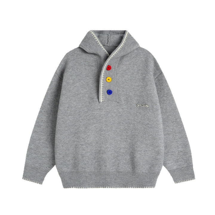Men's Fashionable Oversized Sweater with Knit Structure Mune Fashion