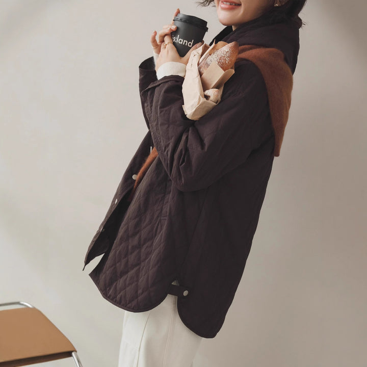 Women's Fashion Padded Jacket with Hood Mune Fashion