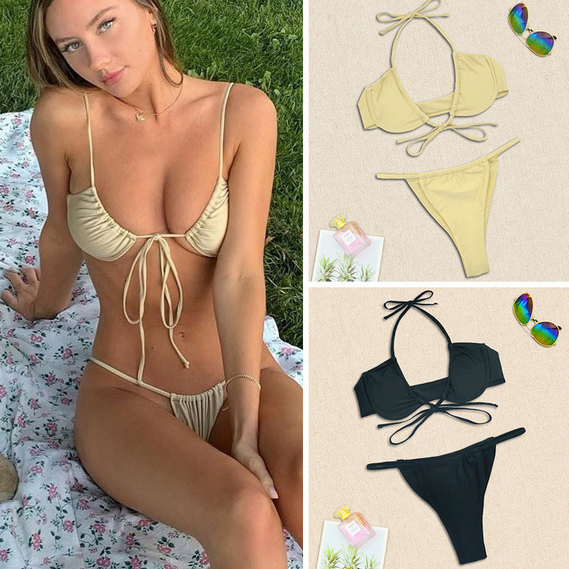 Women's Push-Up Bikini with adjustable ties Mune Fashion