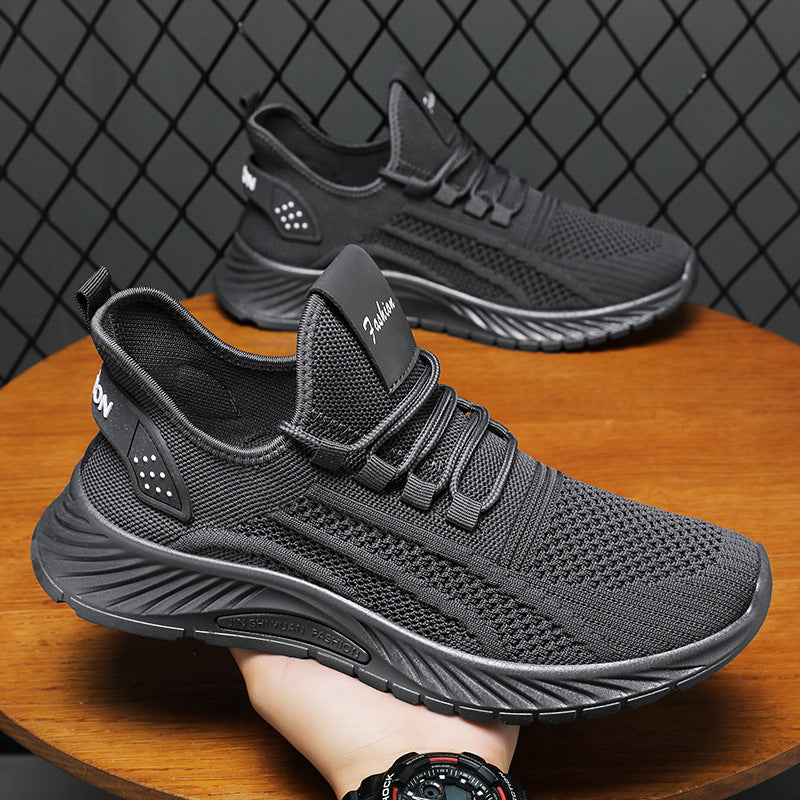 Women's seamless Flyknit comfort running shoe with elastic sock entry and reactive lightweight sole Mune Fashion