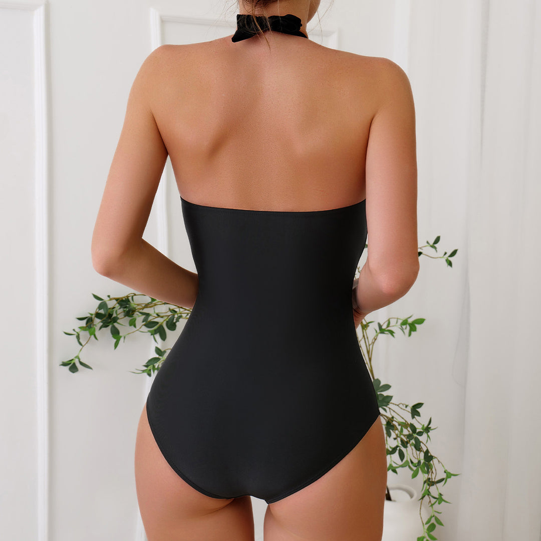 Women's beach cover-up with floral pattern and body Mune Fashion