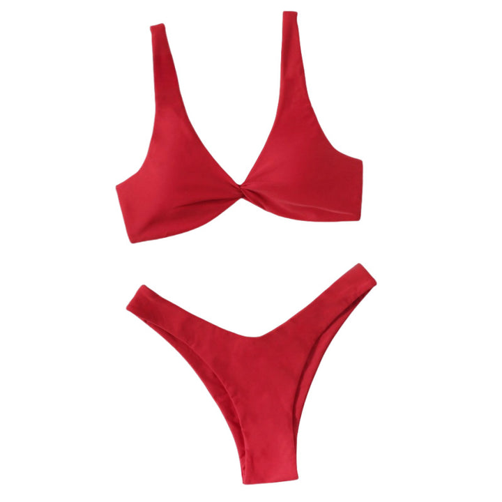 Women's bikini set with stylish knot details Mune Fashion