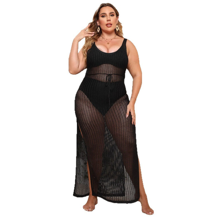 Women's transparent beach dress with side slits Mune Fashion