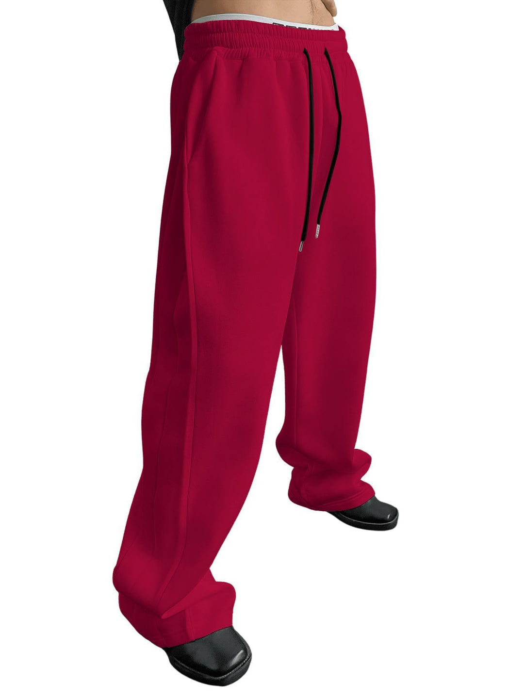 Men's loose oversized jogging pants with elastic waistband and drawstring Mune Fashion