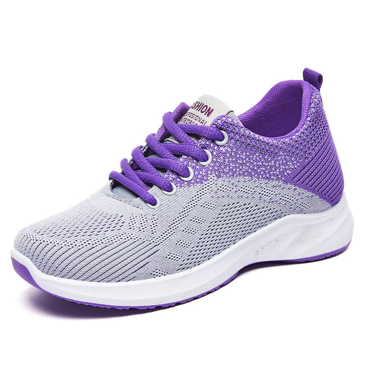 Women Breathable Sports Insoles Sneakers with Flexible Upper Material Mune Fashion