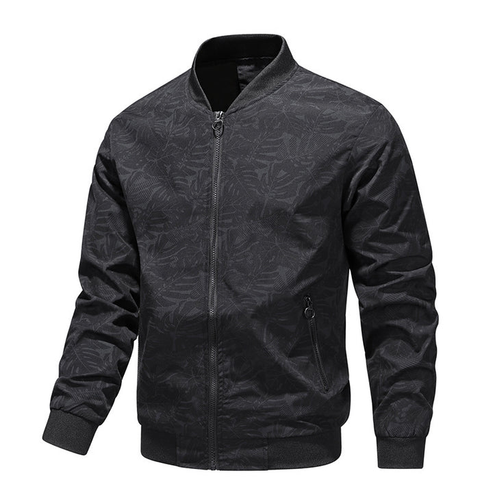 Men's Fashion Bomber Jacket with Side Zipper Pocket Mune Fashion