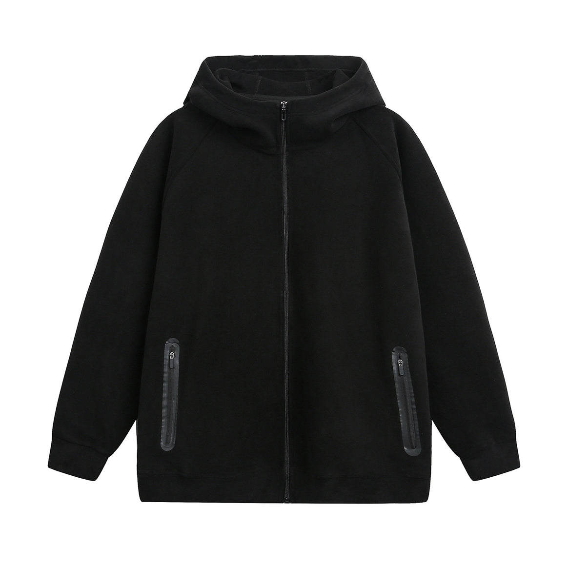 Unisex Tech hooded jacket with high funnel collar and waterproof zip pockets Mune Fashion