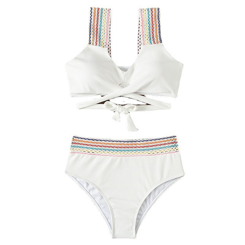 Women High-waisted Bikini with innovative wrap design Mune Fashion