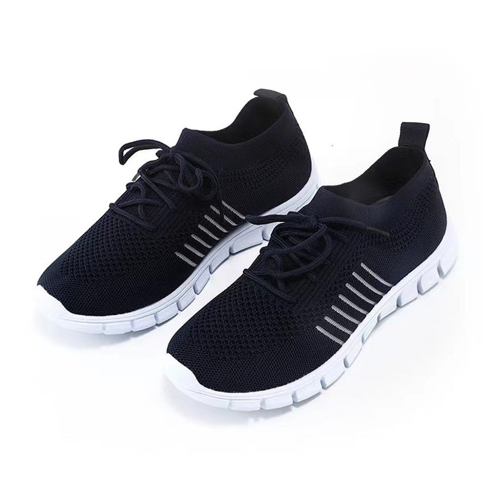 Women Light Knit Sock Sneaker with Elastic Shaft and Flexible Profile Sole Mune Fashion