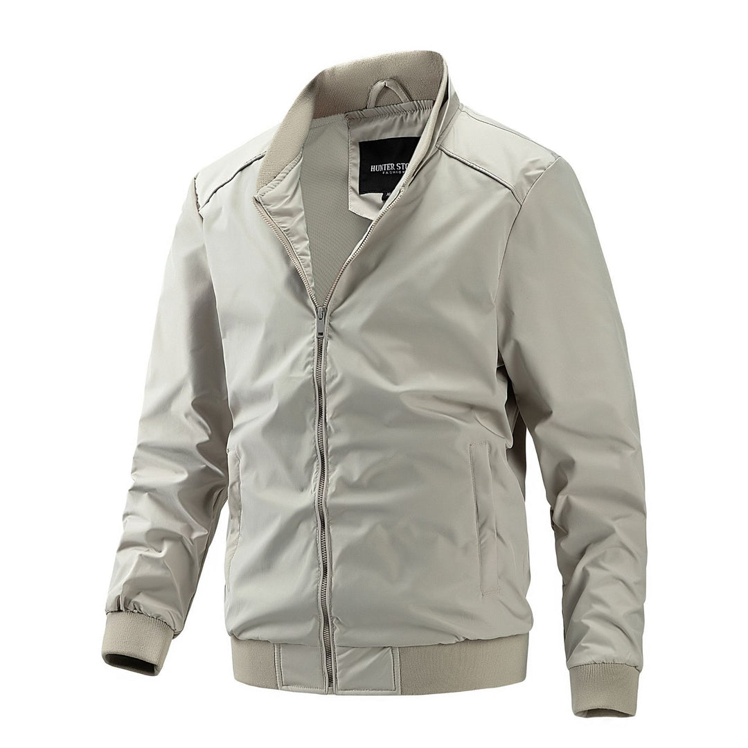 Men's casual bomber jacket with high collar Mune Fashion