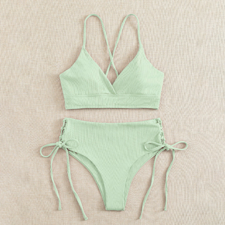 Women's bikini set with refined lacing detail Mune Fashion