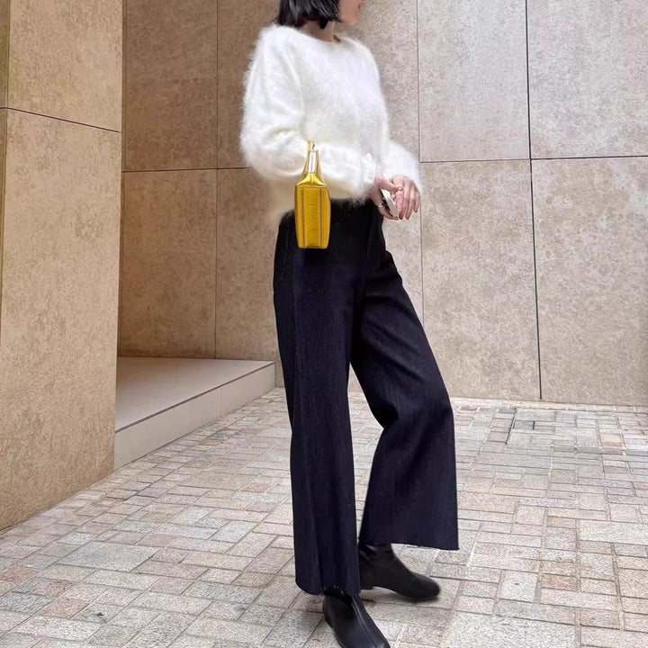 Women's Soft Mohair Sweater Mune Fashion