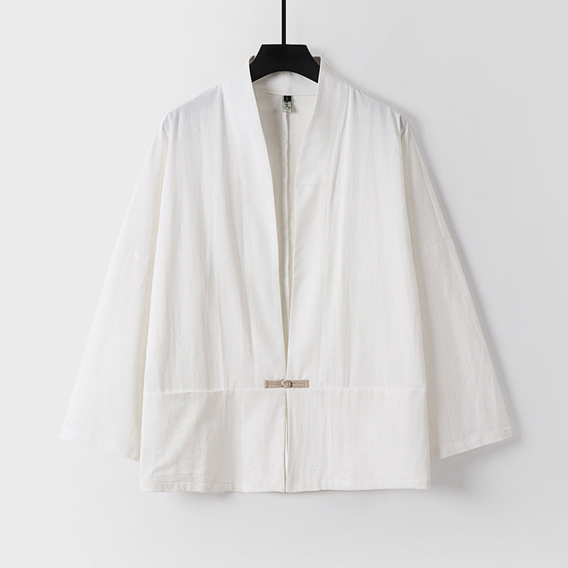 Women's Lightweight Kimono Jacket made of Cotton Blend with Loose Fit Mune Fashion