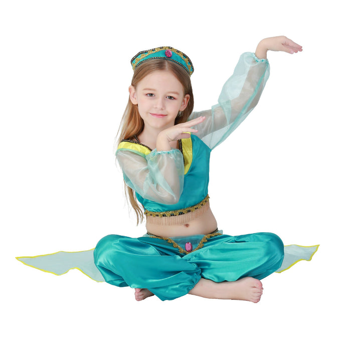 Girls' princess costume in oriental style with sparkling details Mune Fashion