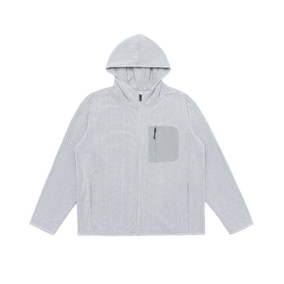 Unisex Structured Hoodie with Full Zip and Chest Zip Pocket Mune Fashion
