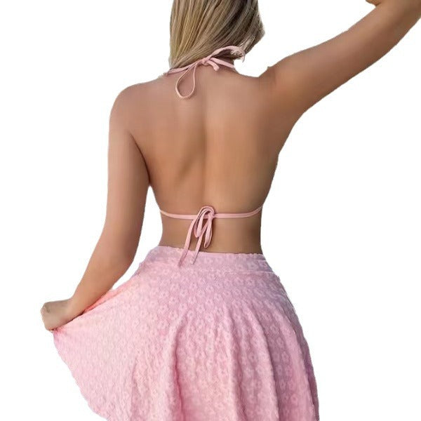 Women Stylish Bikini with Skirt Mune Fashion