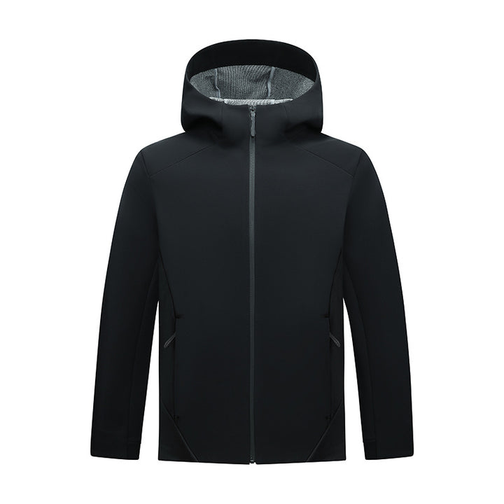 Women's Tailored Softshell Jacket with Hood and Fleece Lining Mune Fashion