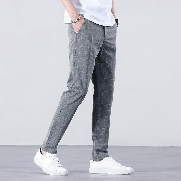 Men's Stylish Checkered Pants Mune Fashion