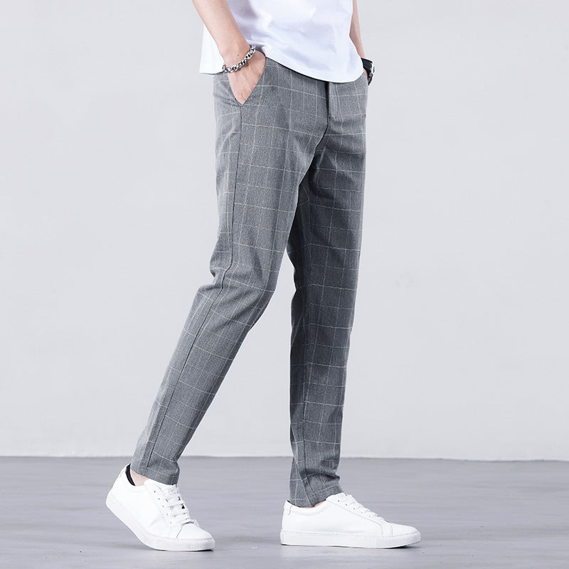 Men's Stylish Checkered Pants Mune Fashion