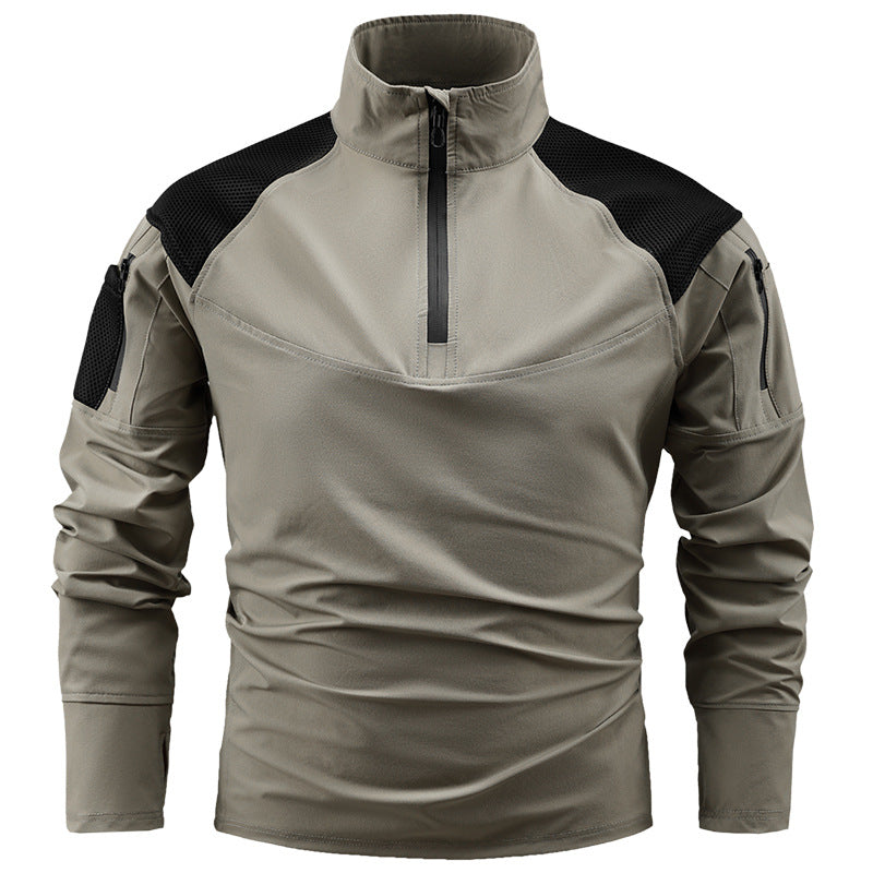 Men's functional jacket with stand-up collar Mune Fashion