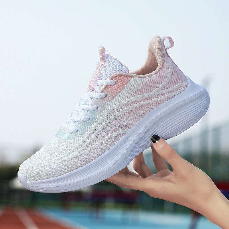 Women's knitted sports sneakers with ergonomic memory foam insole and profiled lightweight sole Mune Fashion