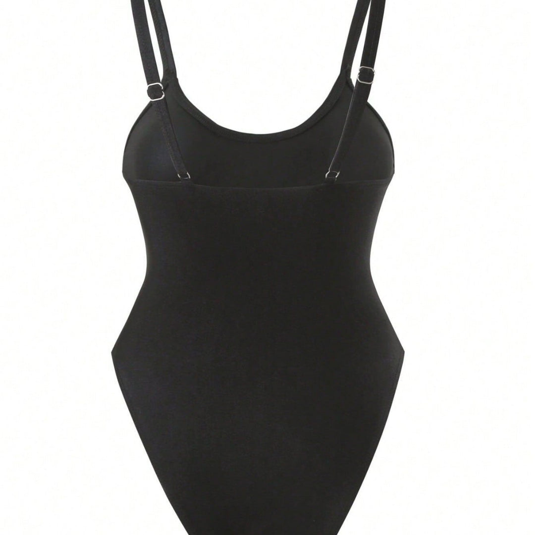 Women's One-Piece Swimsuit with Transparent Mesh Insert Mune Fashion