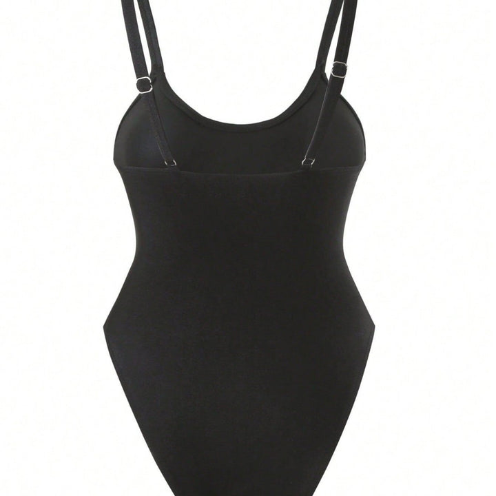 Women's One-Piece Swimsuit with Transparent Mesh Insert Mune Fashion