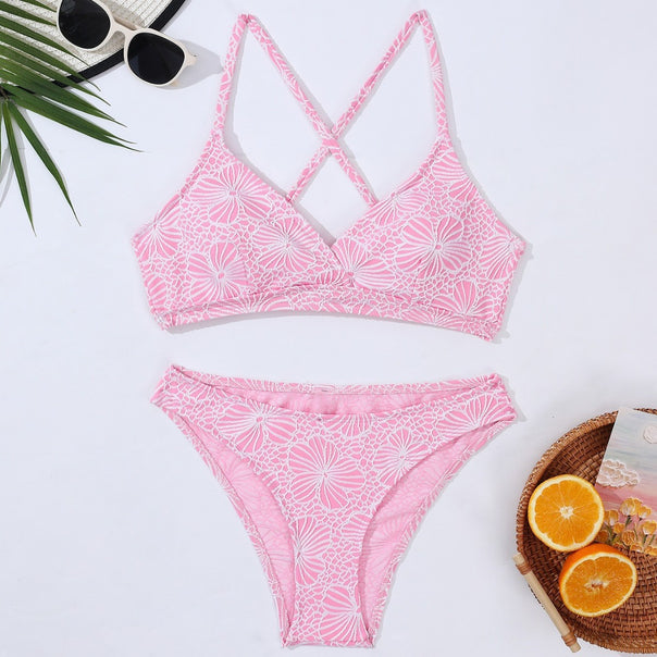 Ladies bikini set with floral design and comfortable fit Mune Fashion
