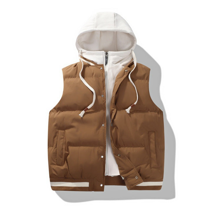 Women's multifunctional padded vest with hood Mune Fashion