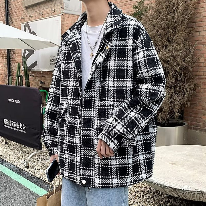 Men's Urban Check Pattern Jacket Mune Fashion