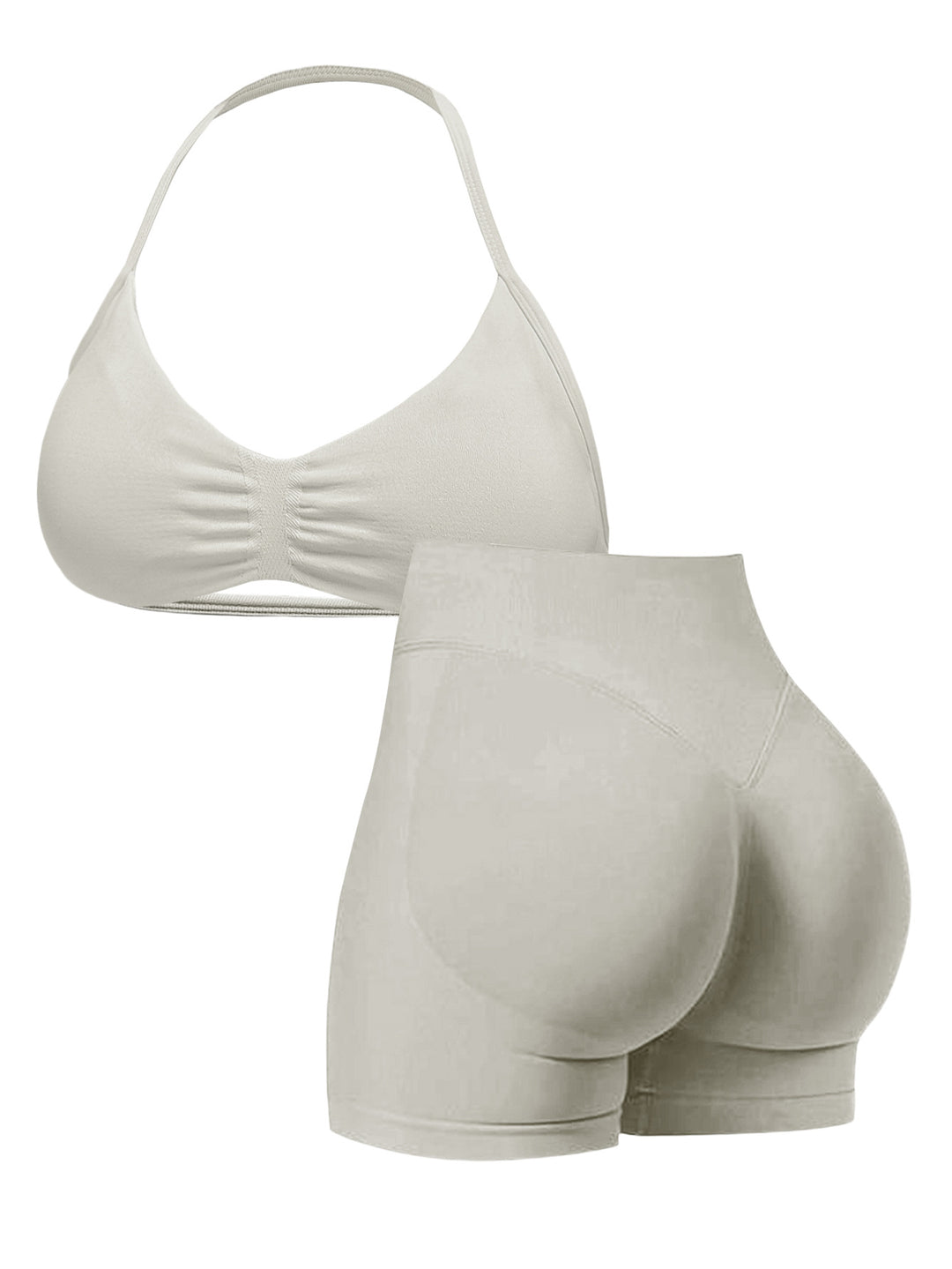 Women's Sporty Bikini with Padded Top and High Waist Mune Fashion