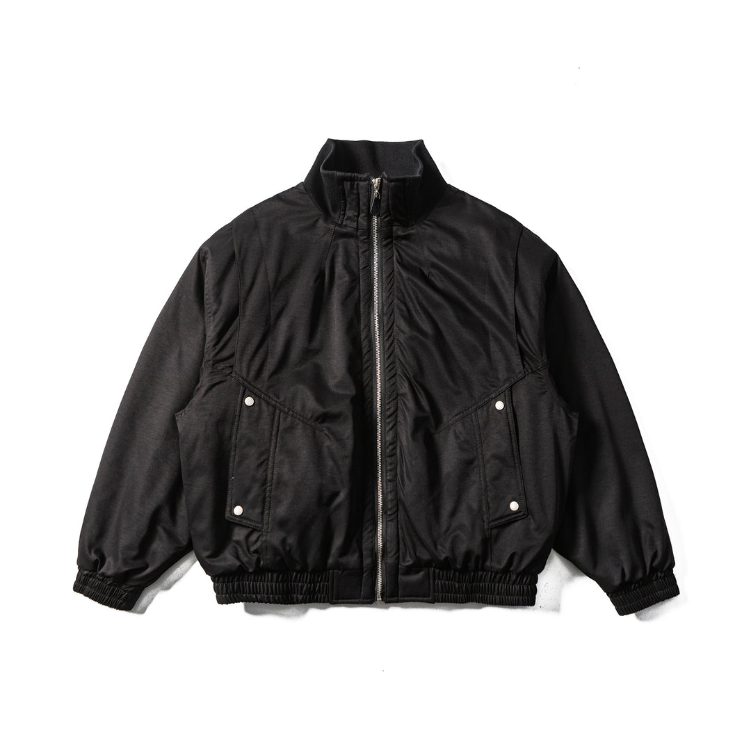 Unisex Short Cut Boxy Bomber Jacket Mune Fashion