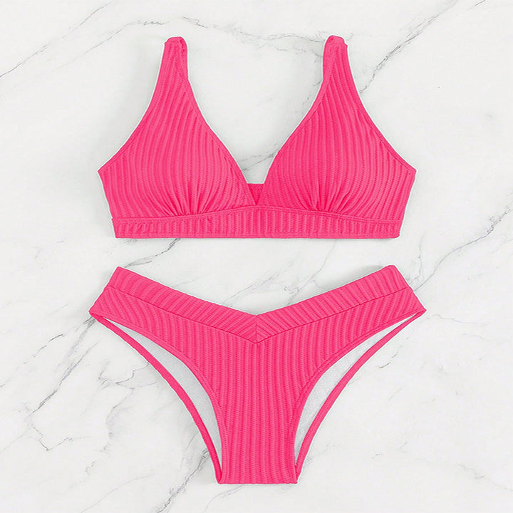 Women High-Cut Triangle Bikini Mune Fashion