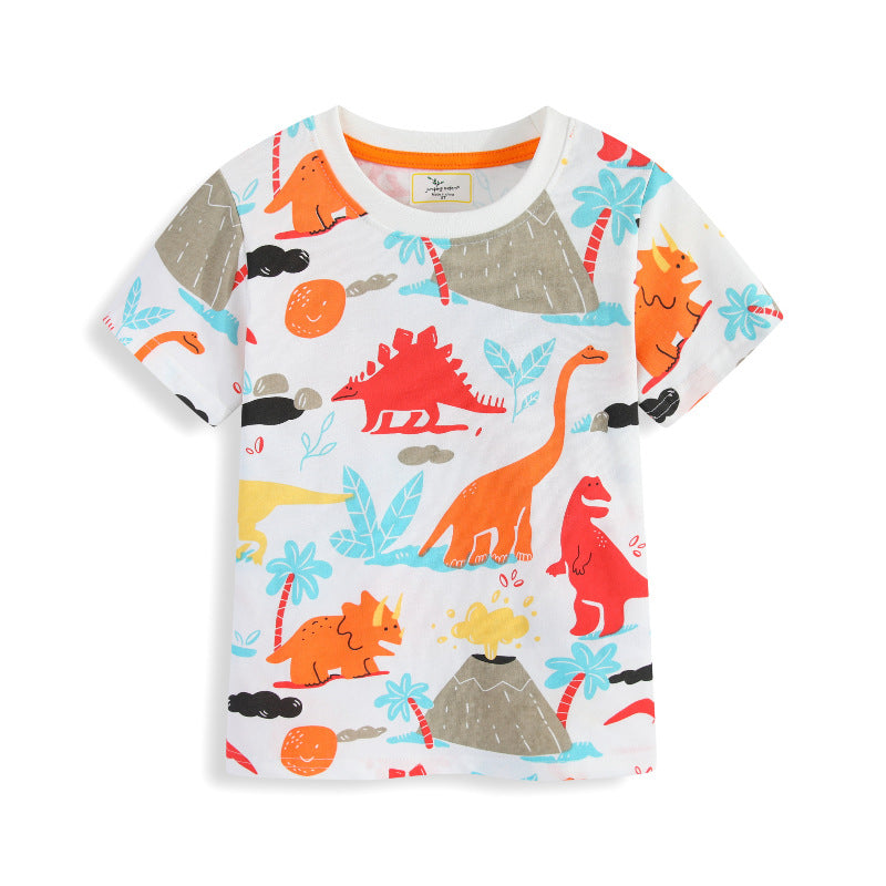 Boys T-Shirt with vibrant dinosaur motif Mune Fashion