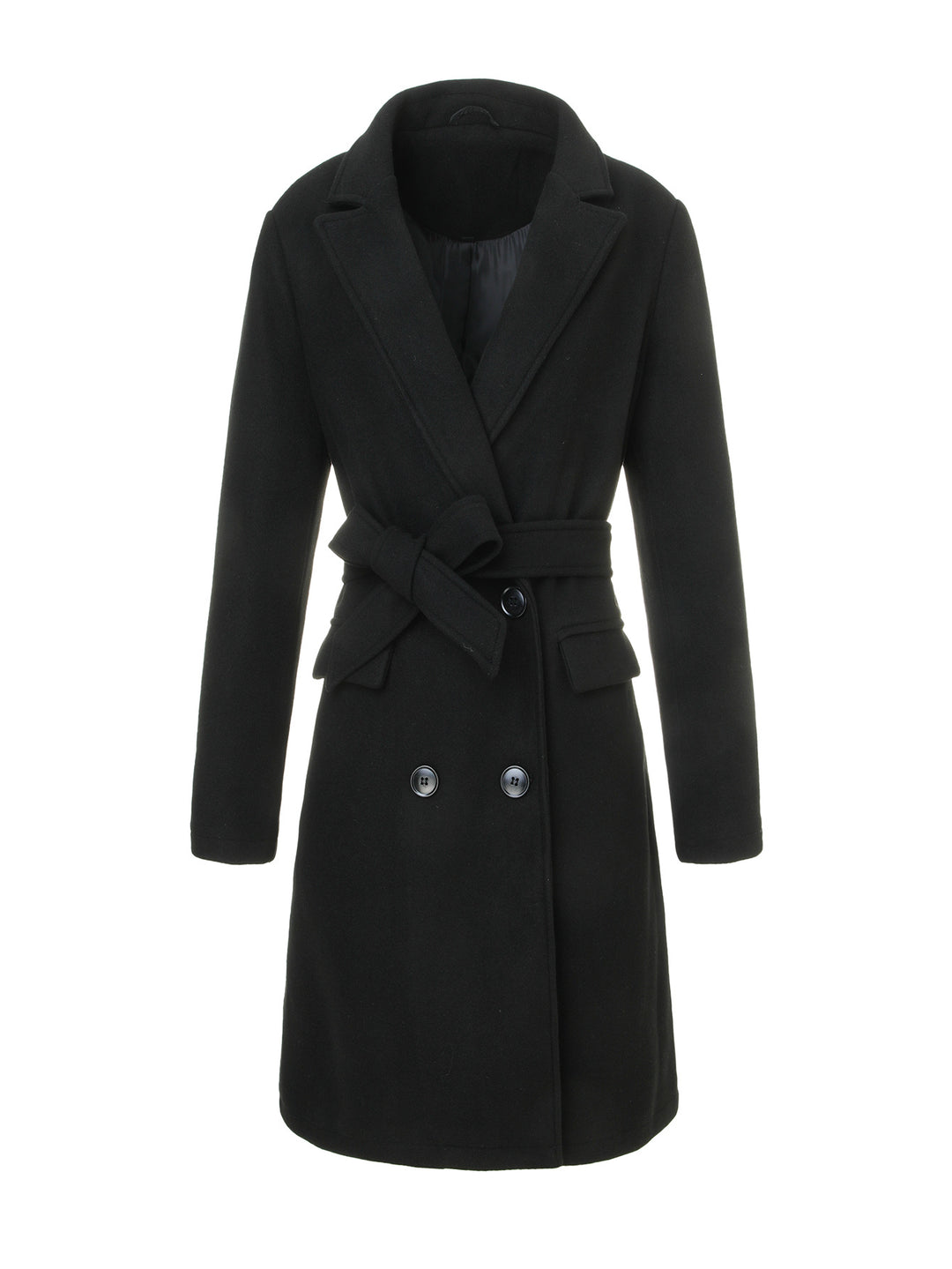 Women's Elegant and Timeless Wrap Coat Mune Fashion