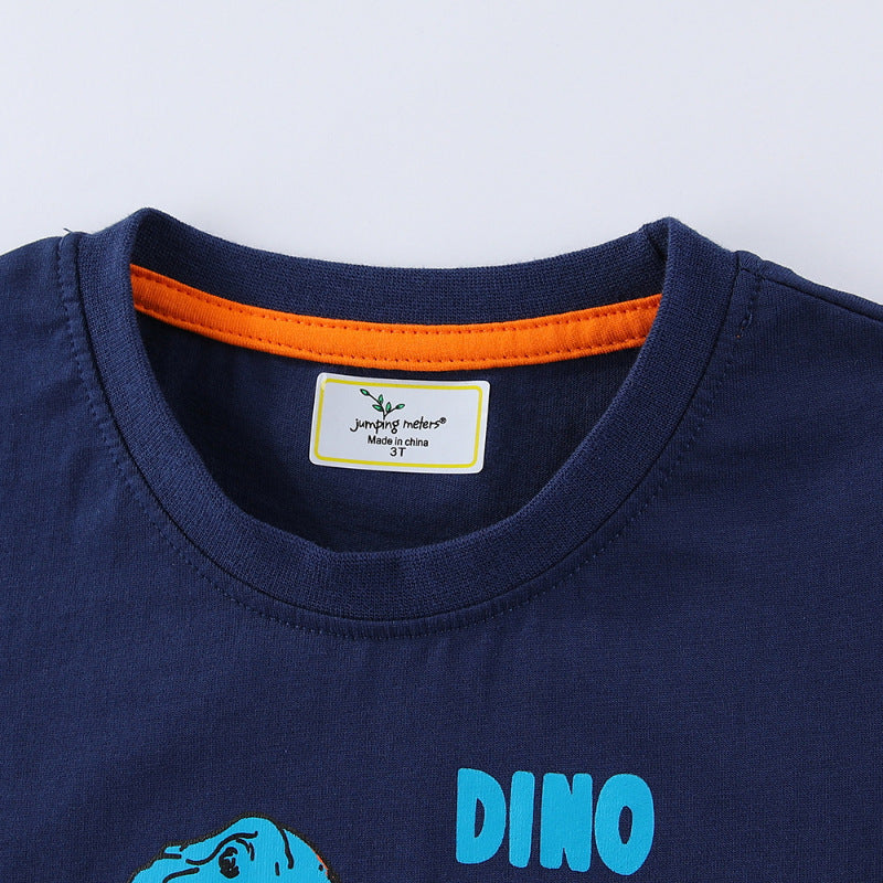 Boys T-Shirt with Creative Dinosaur Design Mune Fashion