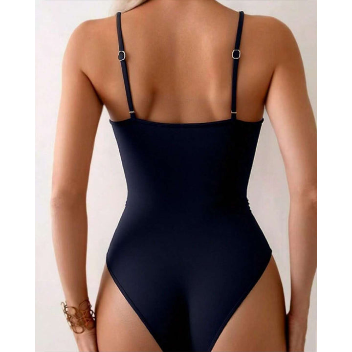 Women's High-Quality Cut-Out Swimsuit with Decorative Buckles Mune Fashion