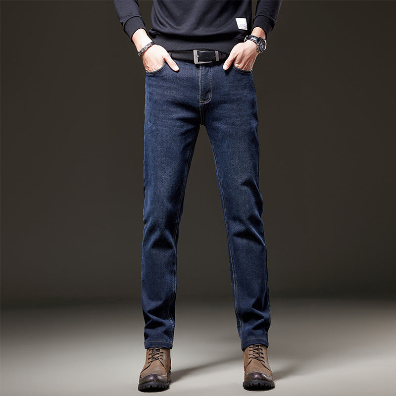 Men's jeans in a straight cut made of stretch denim with a classic five-pocket design Mune Fashion