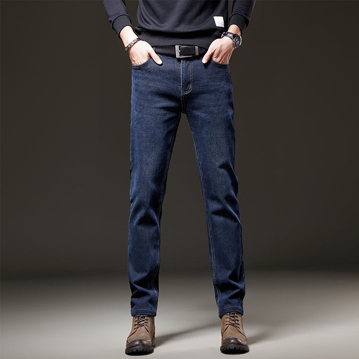 Men's jeans in a straight cut made of stretch denim with a classic five-pocket design Mune Fashion