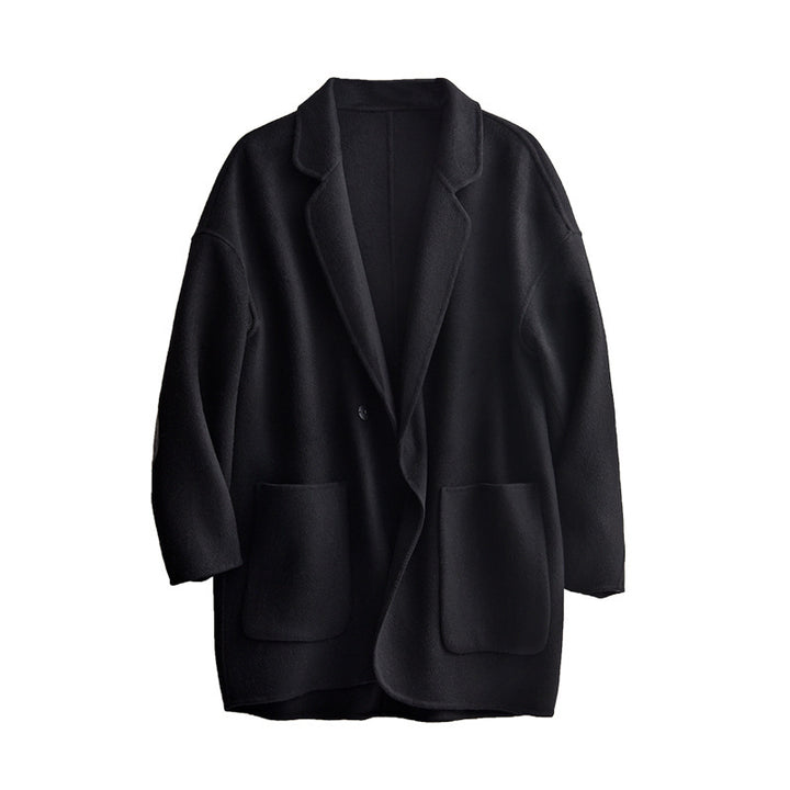 Women Oversized Wool Jacket Mune Fashion