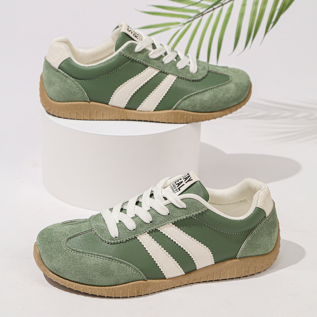 Damen Retro-Sneaker mit Gumsohle und gepolsterter Innensohle Mune Fashion
